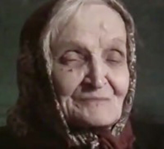 Татьяна Гарасева, 1990-е. В последние годы жизни она была слепой