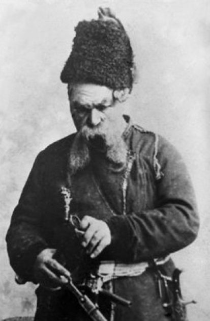 Відомий український актор Марко Кропивницький в ролі Тараса Бульби