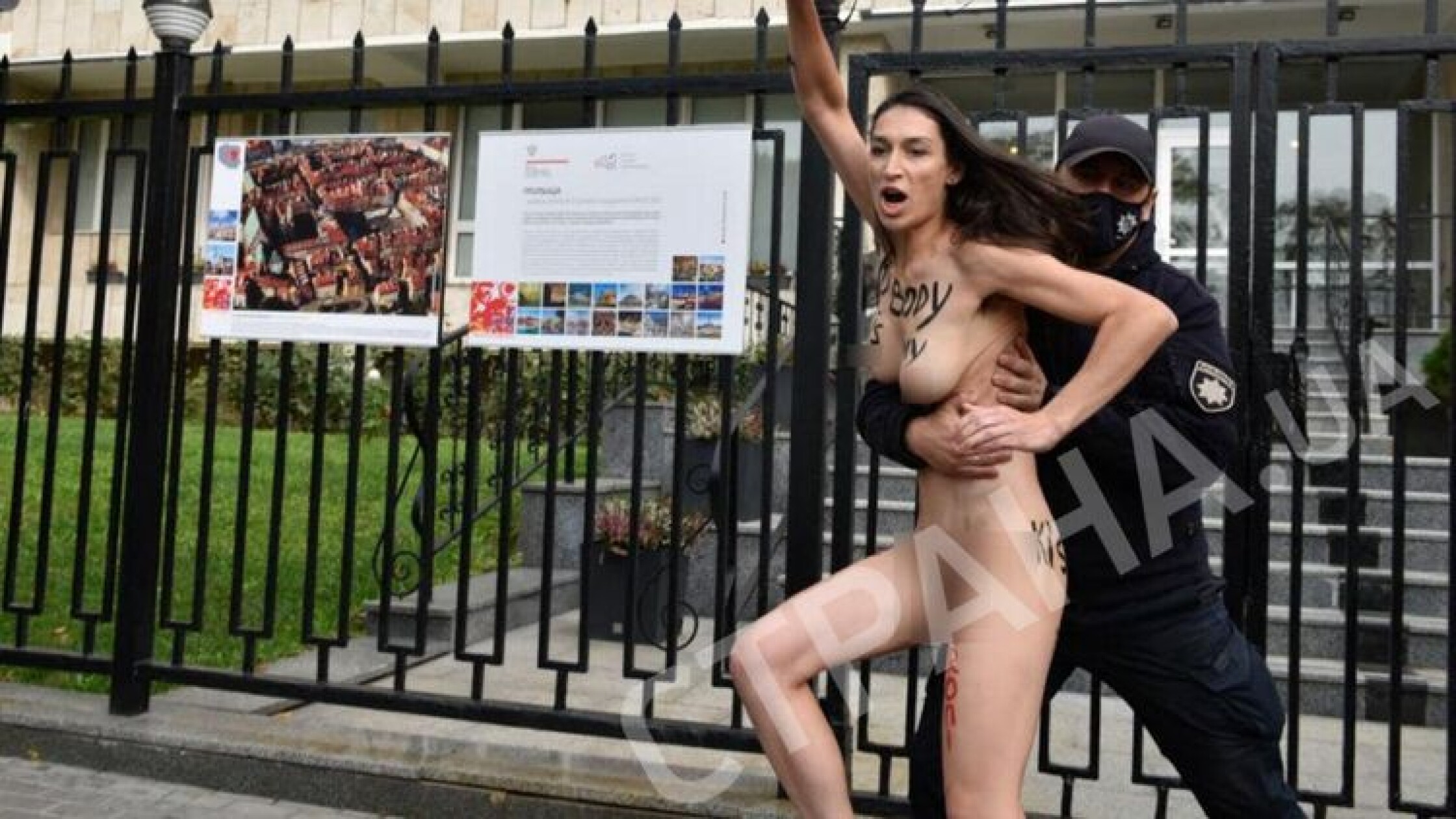 протест голых женщинах фото 96