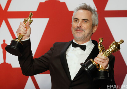 Кинорежиссер Альфонсо Куарон на вручении премии Оскар