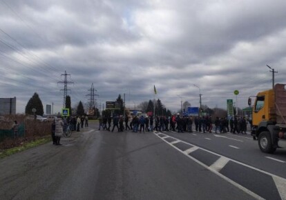 Акція протесту в Мукачево