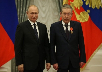 Владимир Путин и Равиль Маганов