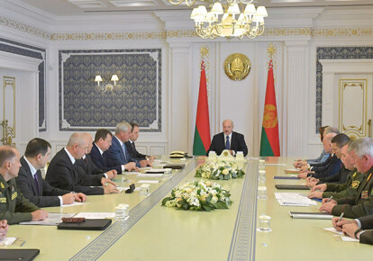 Александр Лукашенко проводит совещание с членами Совета безопасности / БЕЛТА