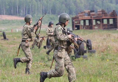 Учения белорусских военных