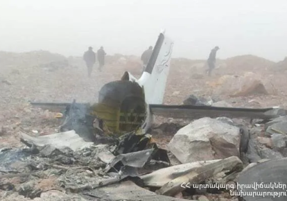 В Армении разбился самолет с российскими пилотами на борту
