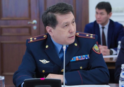 Начальник департаменту поліції Жамбилської області Жанат Сулейменов;