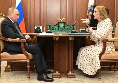 Президент РФ Владимир Путин и Мария Львова-Белова