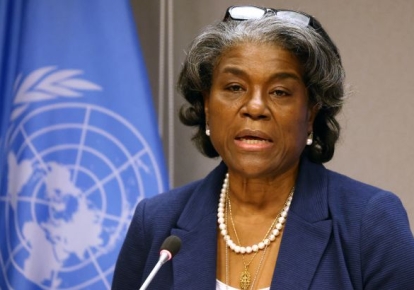Постоянный представитель США при ООН Линда Томас-Гринфилд