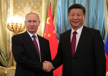 Президент России Владимир Путин и лидер Китая Си Цзинпин
