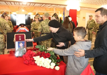 Похорон російського окупанта, який загинув в Україні