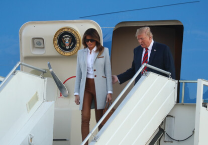 На борту літака з Меланією Трамп сталася НП. Архівне фото / ЕРА