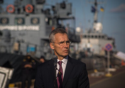 Генеральный секретарь Организации Североатлантического договора (НАТО) Йенс Столтенберг в Одессе. Фото: УНИАН