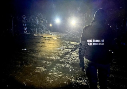 В Польшу пытались прорваться более 200 мигрантов