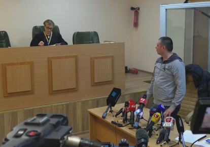 Василий Мельников в зале суда. Фото: скриншот