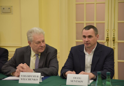 Олег Сенцов в США встретился с правозащитниками и представителями американских СМИ. Фото: Посольство Украины в США