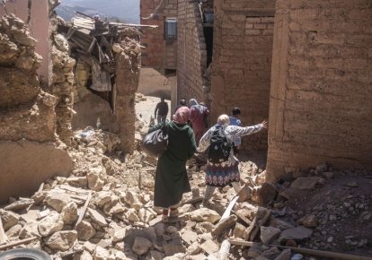 Землетрясение в Марокко