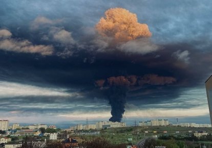 Пожар в Севастополе