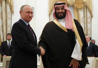 Отныне враги: Владимир Путин и наследный принц Мухаммед бин Салман. Фото: Getty Images