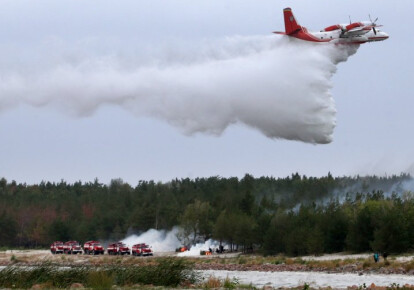 Пожежа біля Ічні будуть гасити за допомогою пожежного поїзда і літака