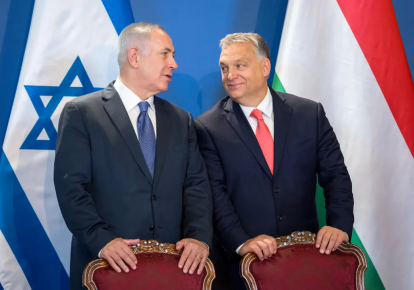 Виктор Орбан с коллегой из Израиля Биньямином Нетаньяху