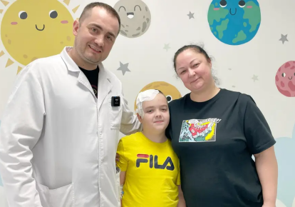 Львівські хірурги успішно видалили уламок міни з мозку хлопчика, пораненого у Херсоні