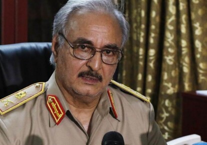 Верховный главнокомандующий вооруженными силами Ливии Халифа Хафтар