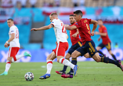 Матч між збірними Іспанії та Польщі завершився "бойовою" нічиєю