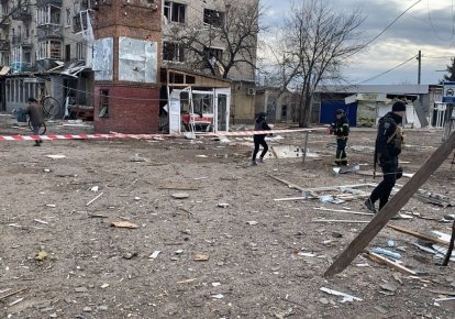 Атака дронов в Харьковской области