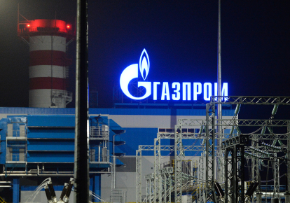 "Газпром" сжигает газ