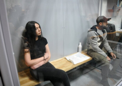 Подозреваемые Елена Зайцева и Геннадий Дронов во время судебного заседания по делу о ДТП. Фото: УНИАН