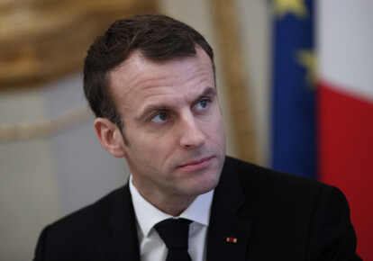 Президент Франції Еммануель Макрон охарактеризував ситуацію, що виникла в країні з-за масштабних акцій протестів як надзвичайну. Фото: ЕРА