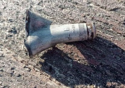 Обломки от вражеской взрывчатки в Великописаревской общине.