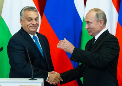 Віктор Орбан і Володимир Путін. Фото: EPA/UPG