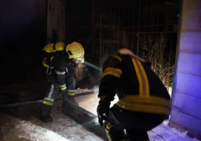 В Подольском районе Киева 11 января произошел масштабный пожар