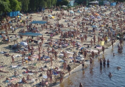 Нынешним летом большинство киевлян будут отдыхать на местных пляжах