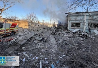 Последствия ночной атаки в Запорожском районе