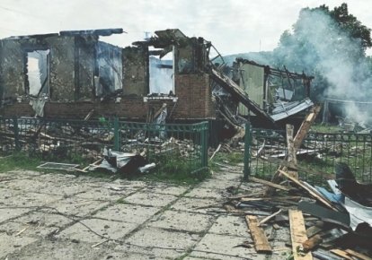Обстрелы Луганской области