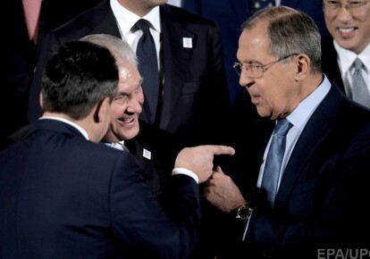 Сергій Лавров і керівник Держдепартаменту Рекс Тіллерсон на саміті міністрів закордонних справ G20