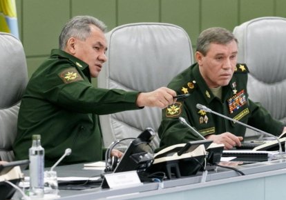 Министр обороны РФ Сергей Шойгу и глава Генштаба Валерий Герасимов