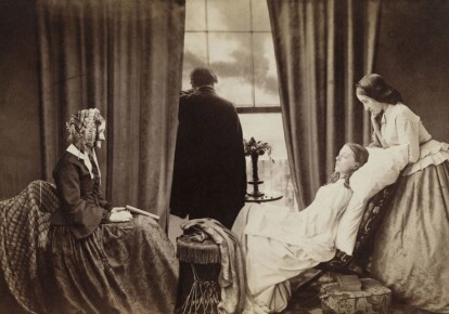 Угасание. Композиционная фотография Генри Пича Робинсона. 1858 год