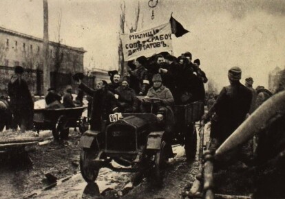 У перші дні революції в Києві