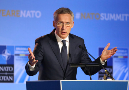 Генсек НАТО Йенс Столтенберг заявив, що НАТО не потрібен дозвіл Росії на вступ України в Альянс