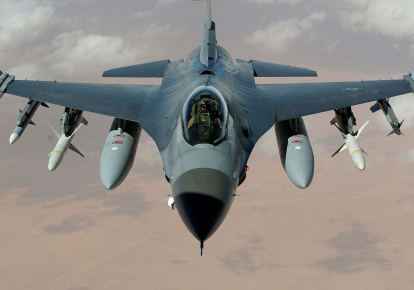 Винищувач F-16, ілюстративне фото