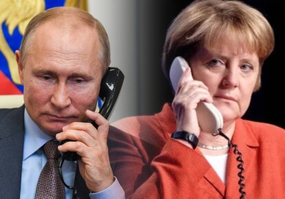 Володимир Путін і Ангела Меркель