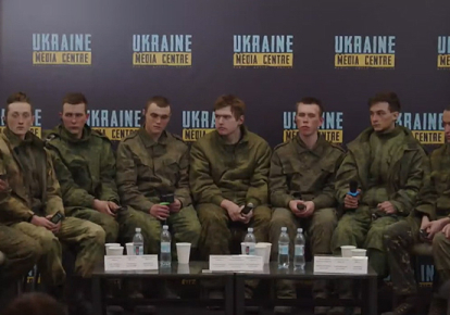 Пленные студенты из Донецка