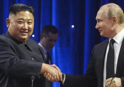 Ким Чен Ин и Владимир Путин