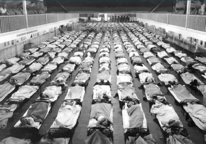 На фото: эпидемия "испанки" только в Европе унесла жизни более 20 млн человек