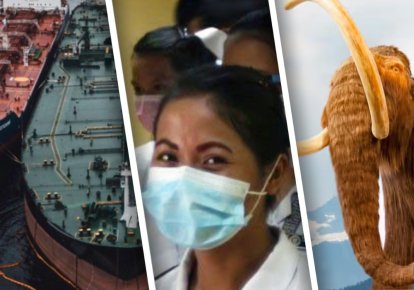 "Теневой флот" для транспортировки нефти, филиппинские медсестры, реконструкция мамонта
