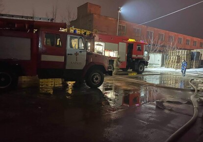 Пожар в Харькове