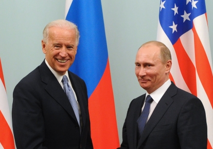 Джо Байден и Владимир Путин (иллюстративное фото)